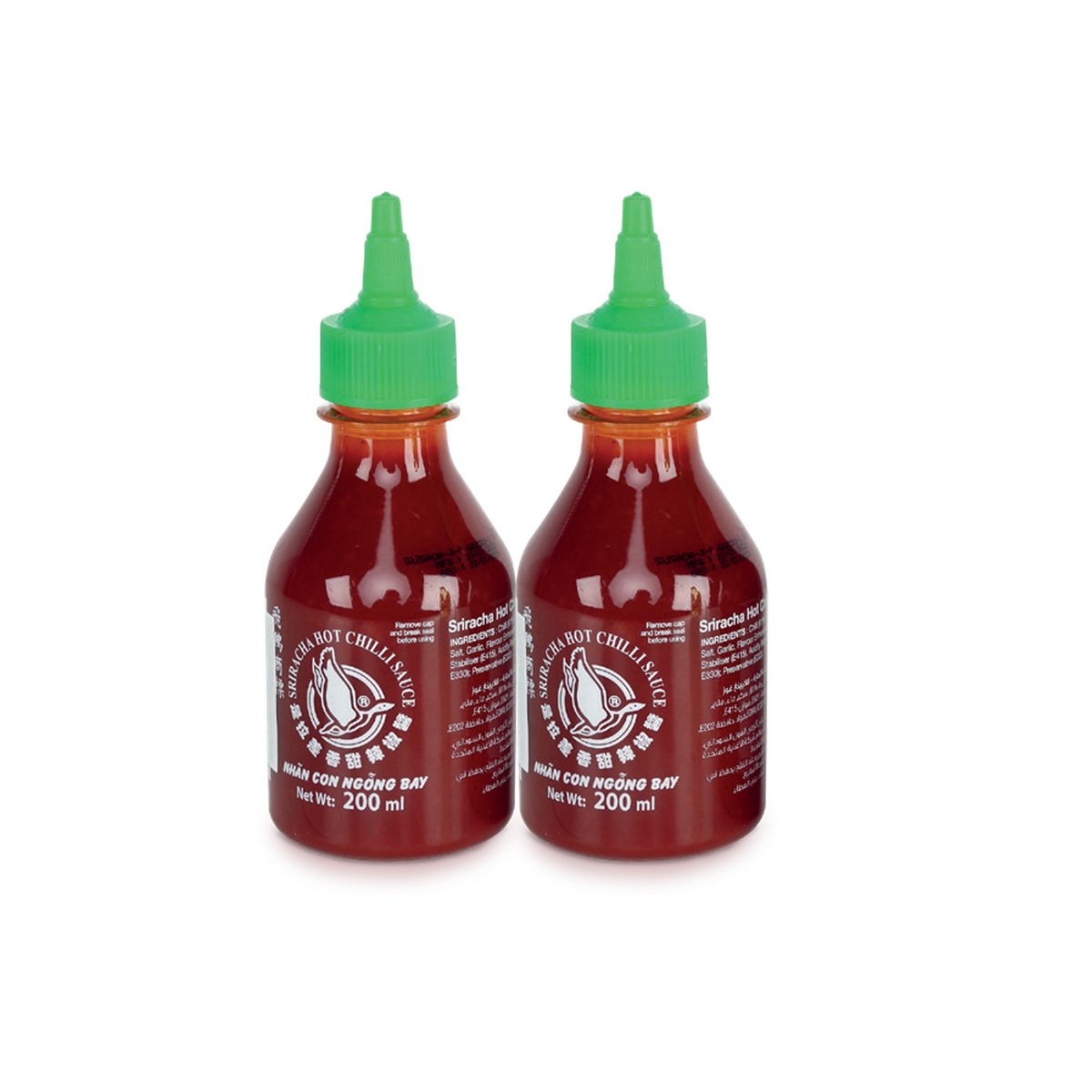 Sriracha Hot Chilli Sauce Value Pack 2 x 200 ml