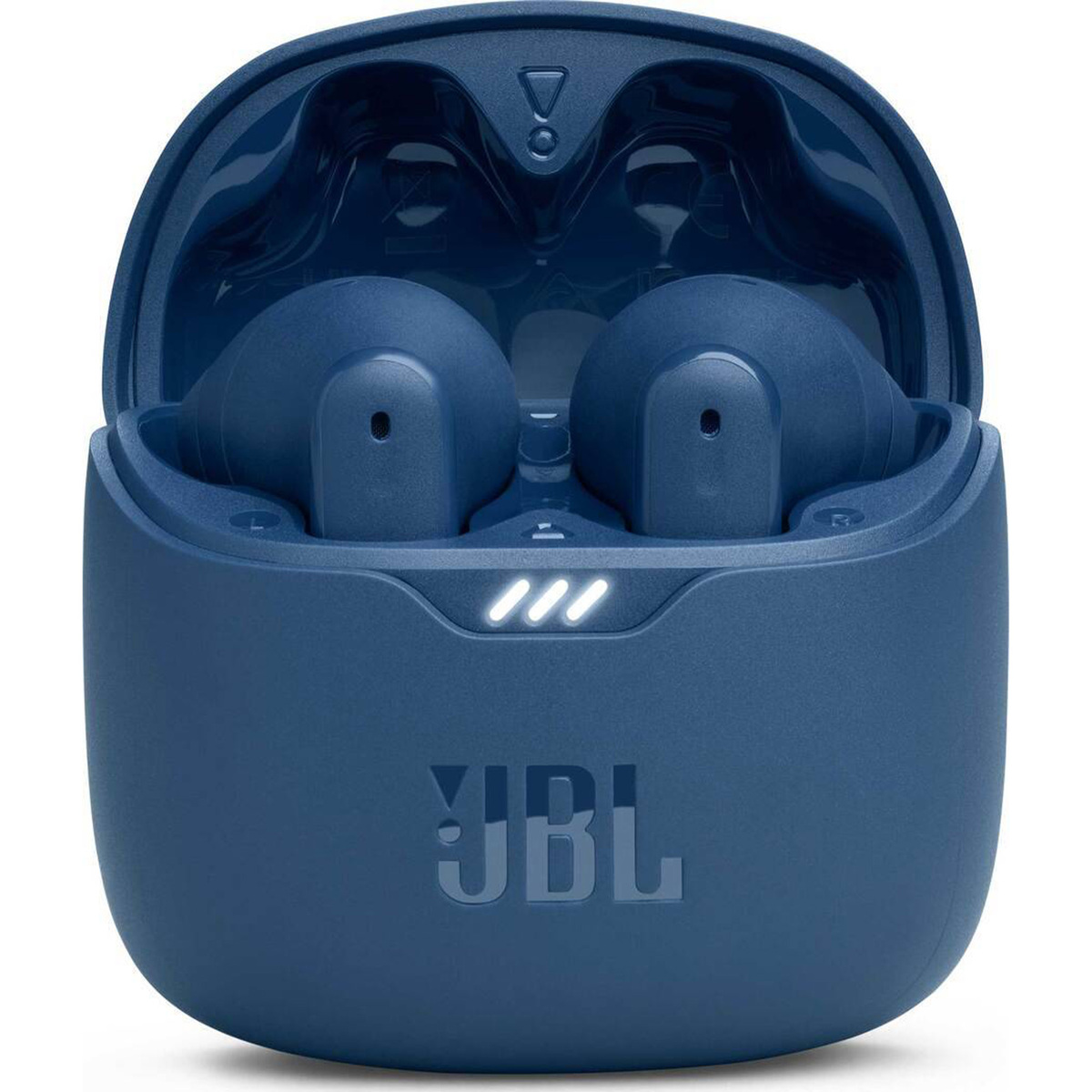جي بي إل تيون فليكس سماعات أذن لاسلكية بخاصية إلغاء الضوضاء ، 4 ميكروفونات ، أزرق