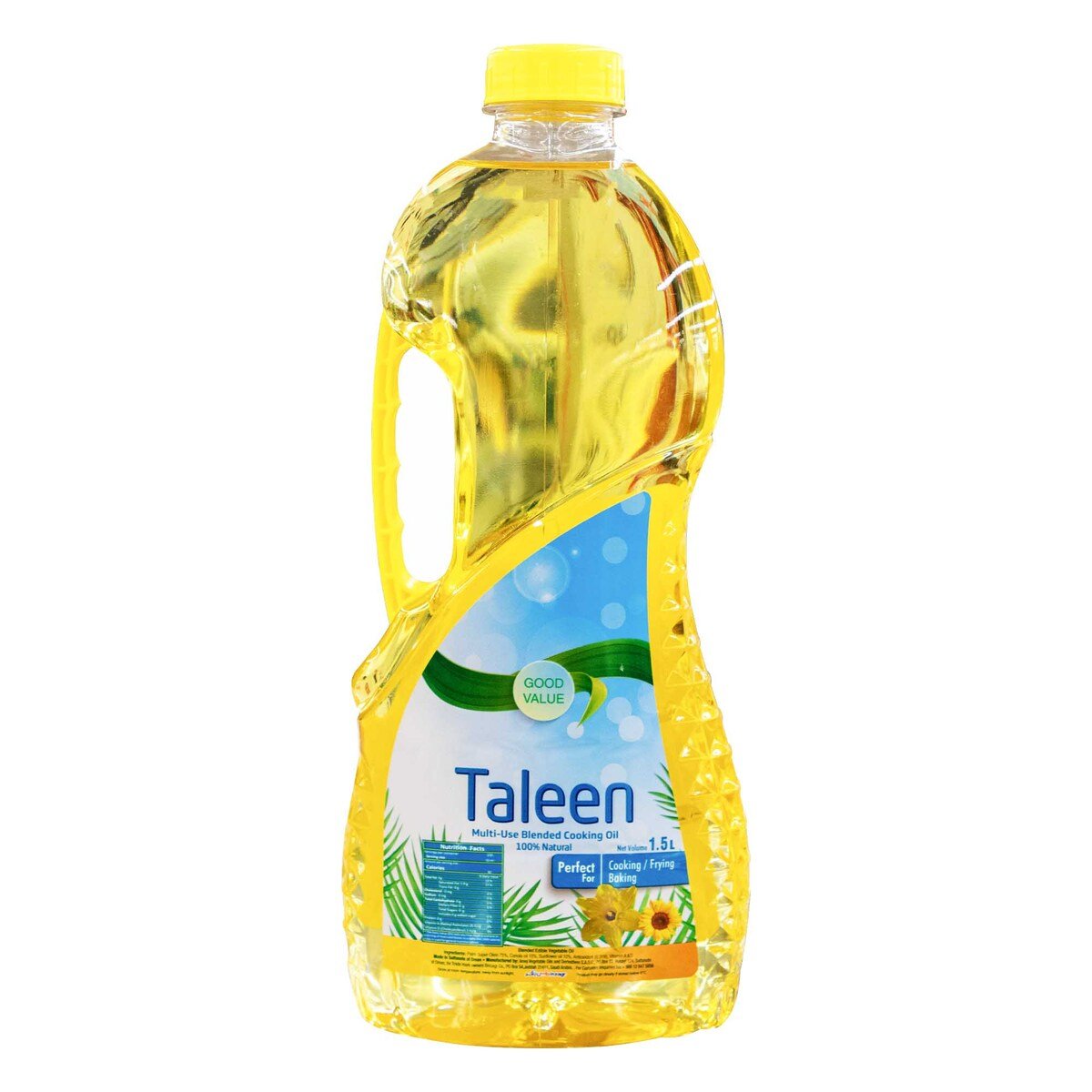 Buy Taleen Multi Use Blended Cooking Oil 1.5 Litres Online at Best Price | Blended Oil | Lulu KSA in Saudi Arabia