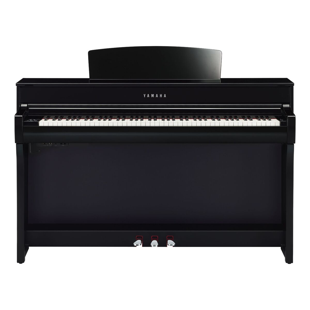 Yamaha Clavinova Digital Piano CLP-745 Grand Touch-S Wooden Keyboard, 38 voices including CFX and Boesendorfer sound, 20 Rhythm Patterns, 16 Track Recording, Black