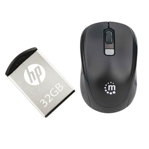HP Flash Drive 32GB + Wireless Mouse FD222