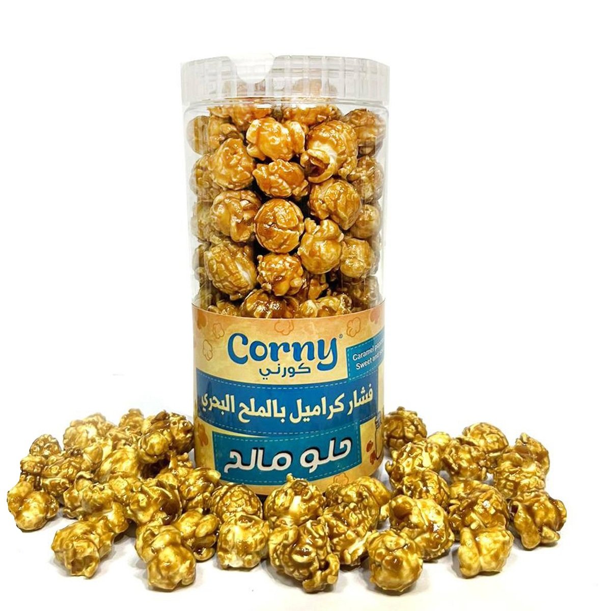 Buy Corny Caramel Sea Salt Popcorn 110 g Online at Best Price | Pop Corn | Lulu Kuwait in Kuwait
