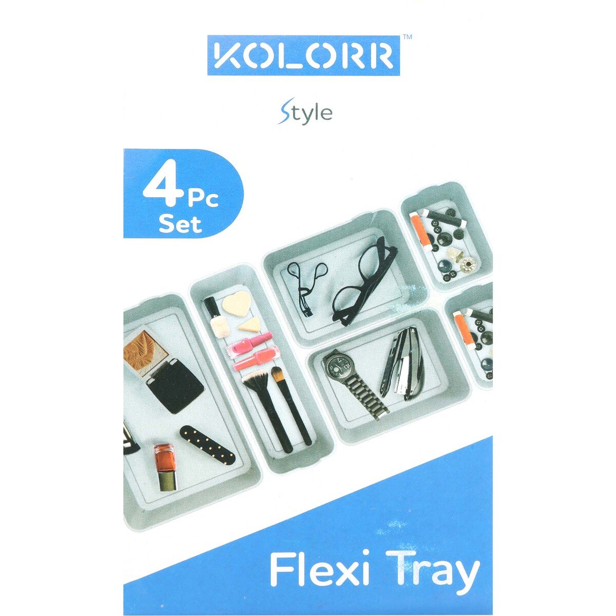 Kolorr Flexi Multi Purpose Tray 4pcs Set