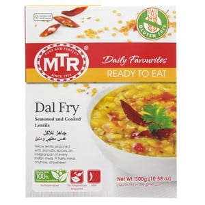 MTR Dal Fry Seasoned and Cooked Lentil 300g