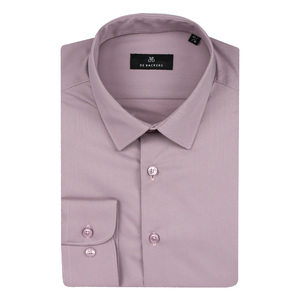 Debackers Men's Slim Fit Long Sleeve Formal Shirt, 10128906, Thistle, 42