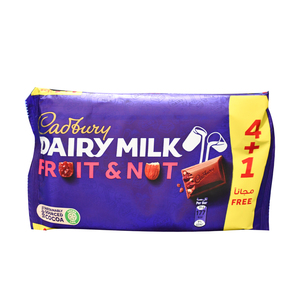 Cadbury Dairy Milk Fruit & Nut Chocolate 5 x 35 g