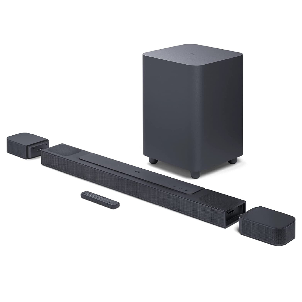 JBL 720 W 5.1.2-Channel Soundbar With Detachable Surround Speakers with Dolby Atmos, Black, BAR800
