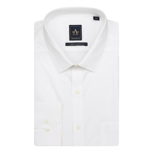 Arrow Men's Spread Collar Regular fit Long Sleeve Formal Woven Shirt, ARAESH0081, White, 40