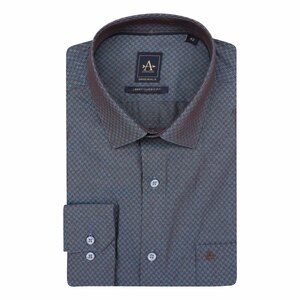 Arrow Men's Liberty Regular fit Long Sleeve Formal Woven Shirt, ARAESH0007, Cornflower Blue, 42