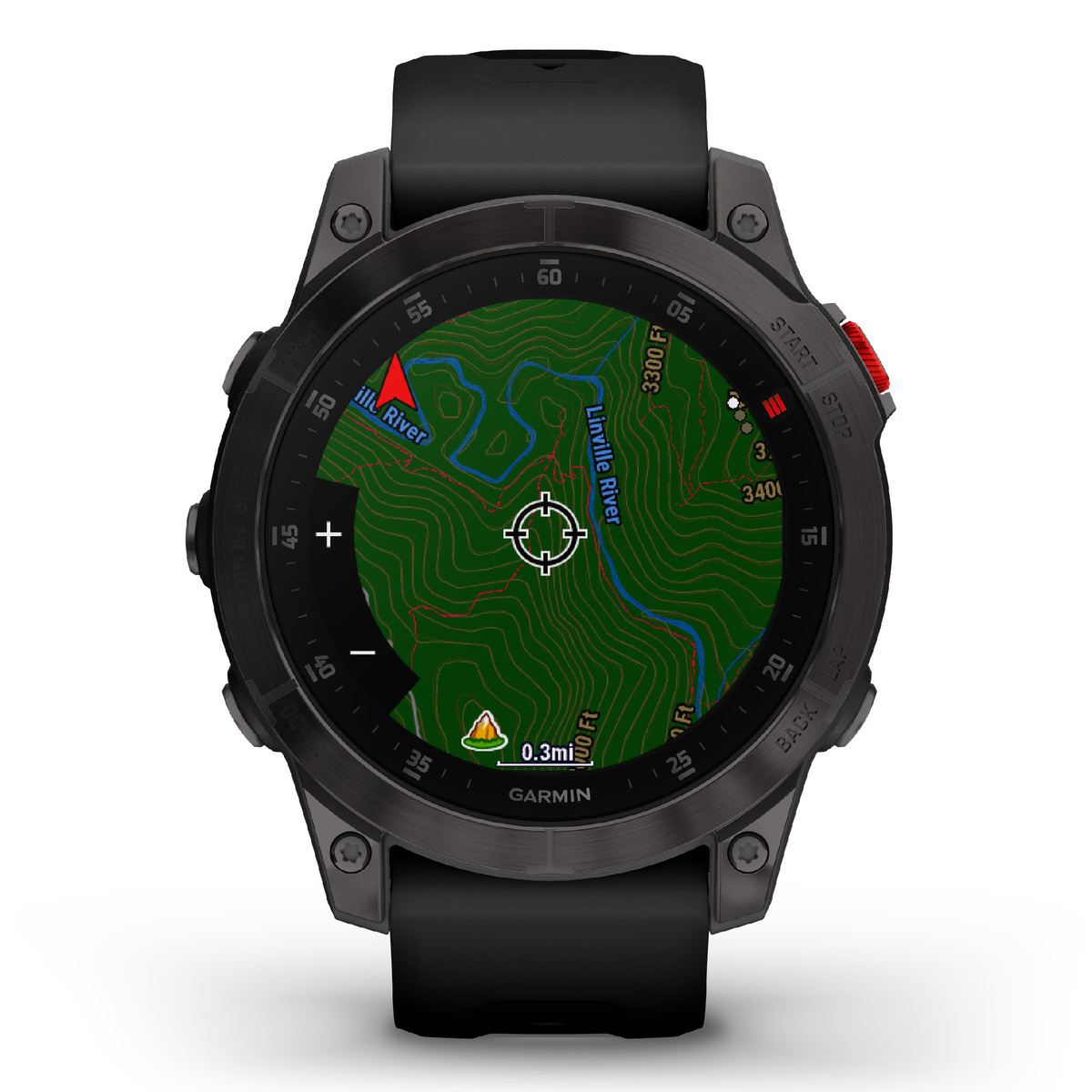 GARMIN GPS Smartwatch Epix (Gen 2), Black Titanium