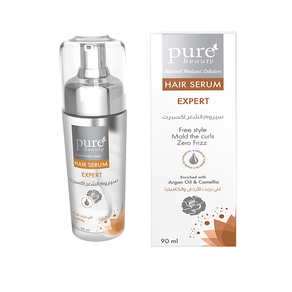 Pure Beauty Natural Radiant Solution Expert Zero Frizz Hair Serum 90 ml