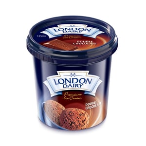 اشتري قم بشراء لندن ديري آيس كريم دبل شوكولاتة 125 مل Online at Best Price من الموقع - من لولو هايبر ماركت Ice Cream Impulse في الامارات