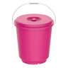 Cosmoplast Bucket With Lid EX100 26Ltr Assorted Color