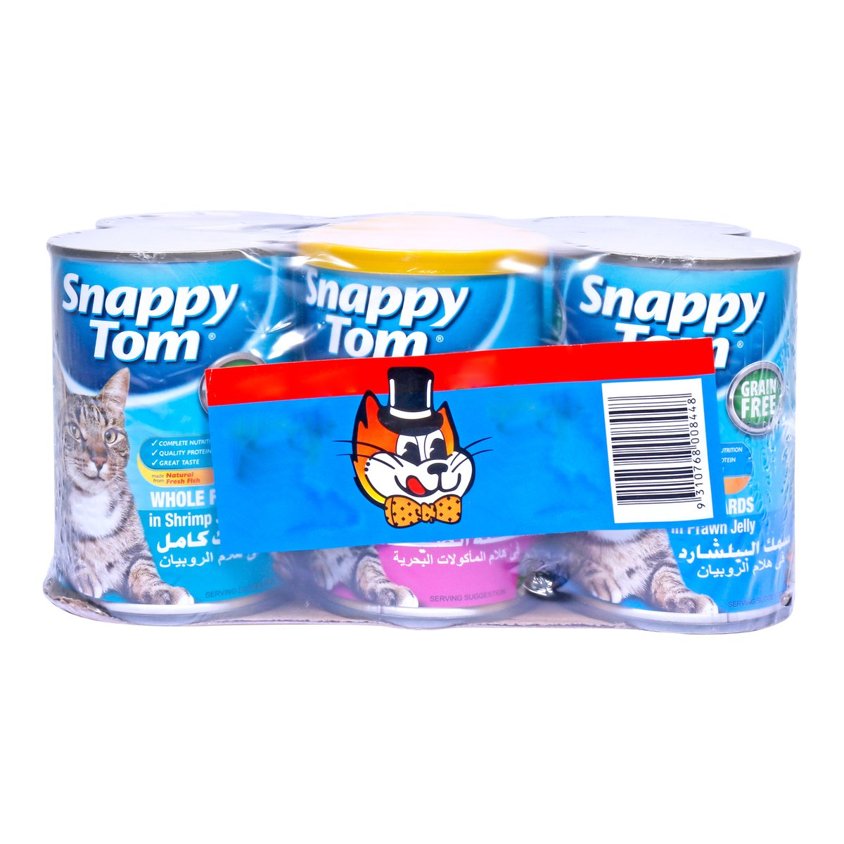 Snappy Tom Cat Food Assorted 6 x 400 g