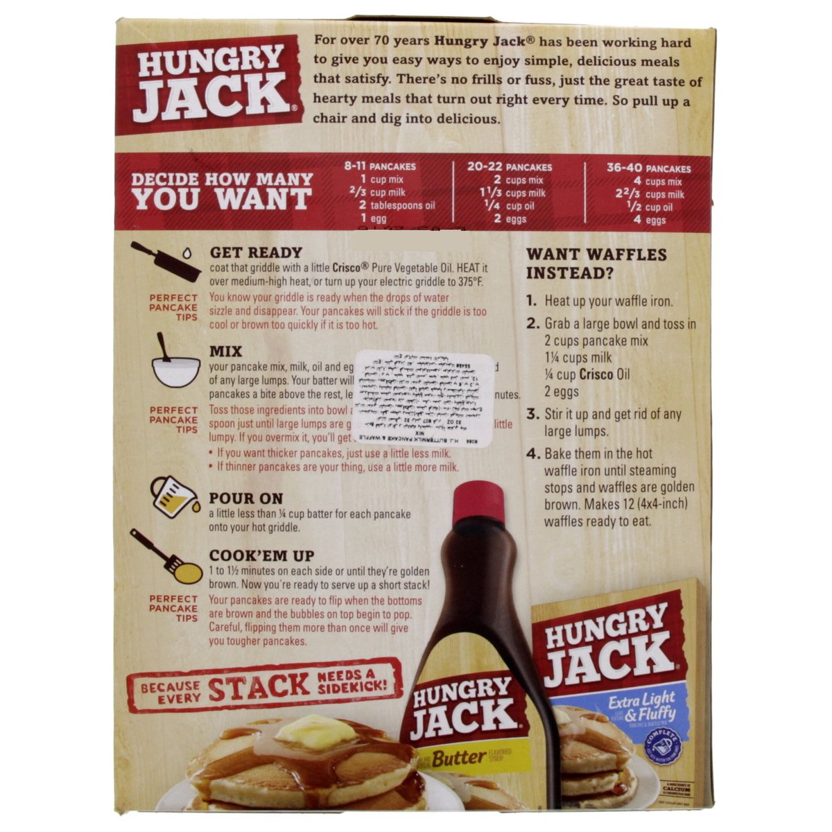 Hungry Jack Buttermilk Pancake & Waffle Mix 907 g