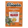 Ricola Orange Mind Swiss Herb Drops Sugar Free 45 g
