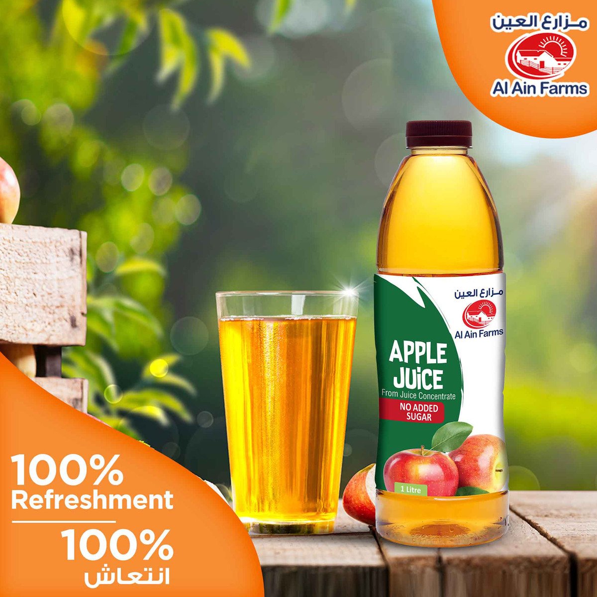 Al Ain Apple Juice 1 Litre