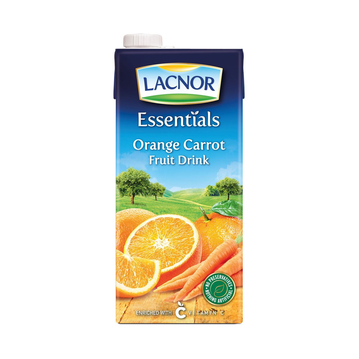 Lacnor Essentials Orange Carrot Fruit Drink 1 Litre