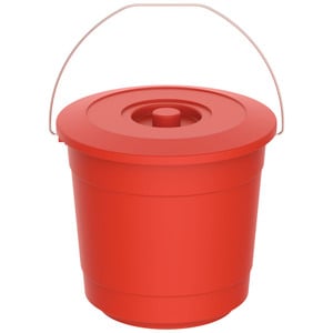 Cosmoplast Bucket With Lid EX-20 3Litre Assorted Color 1pc