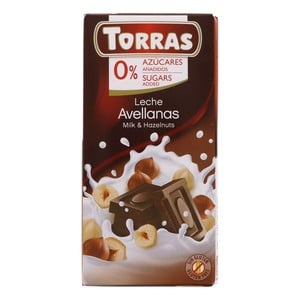 Torras Milk Cocolate With Hazelnuts 75g