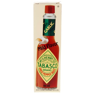 Tabasco Mild Flavour Garlic Pepper Sauce 60ml