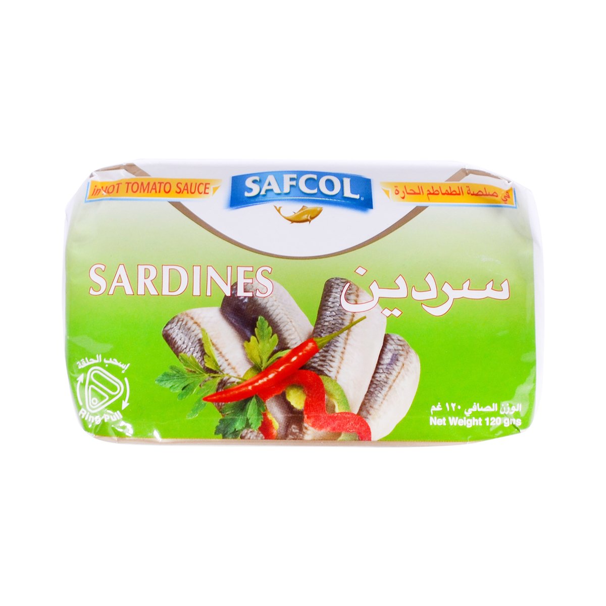 Safcol Sardine in Hot Tomato Sauce 120g