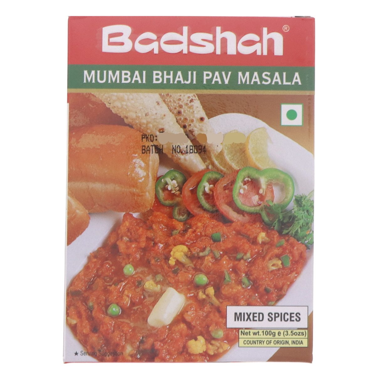 Badshah Mumbai Bhaji Pav Masala 100 g
