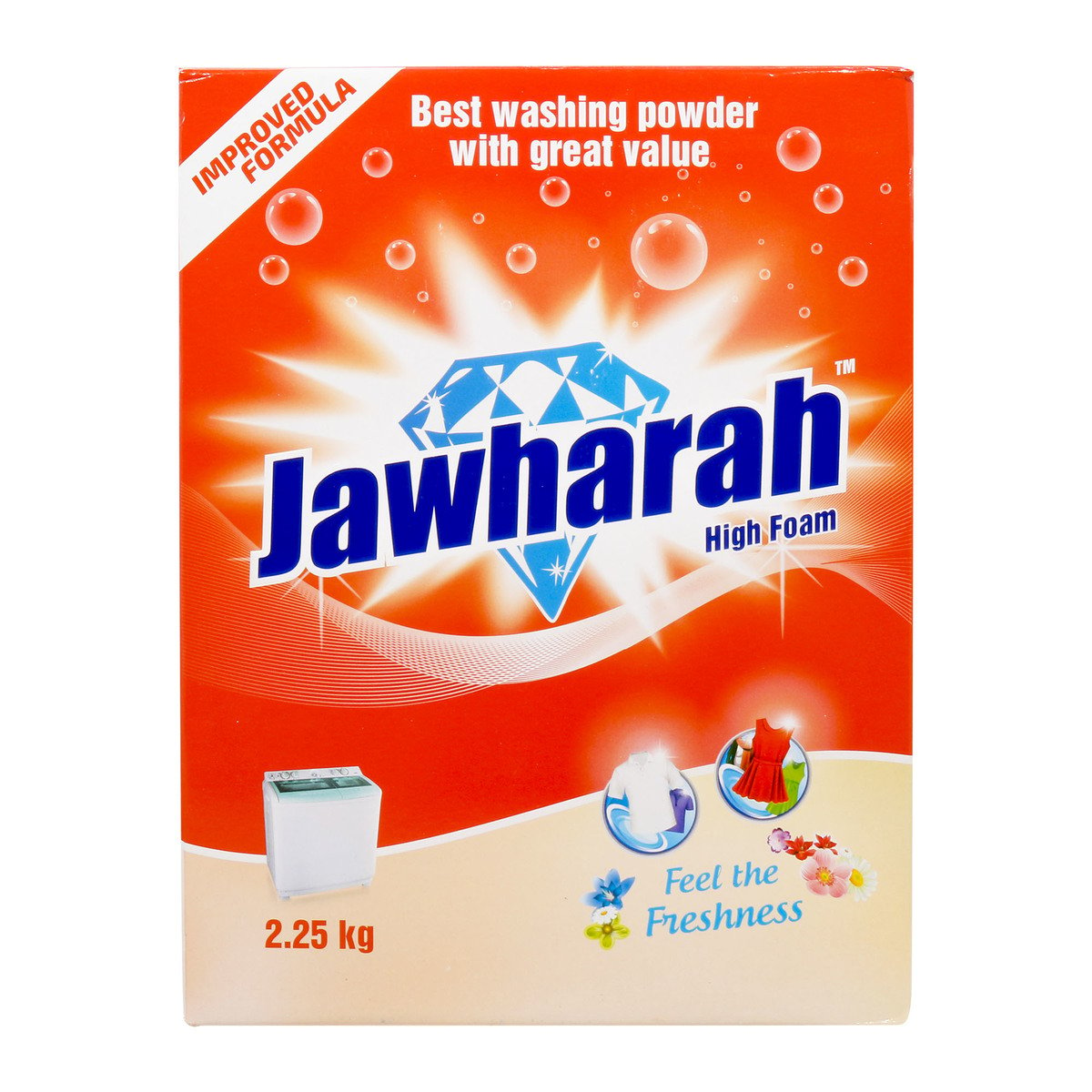Jawharah High Foam Power Detergent 2.25kg