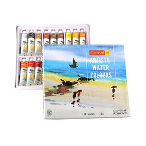 Camel Artist Water Colour Tube 9mlx18 Shades