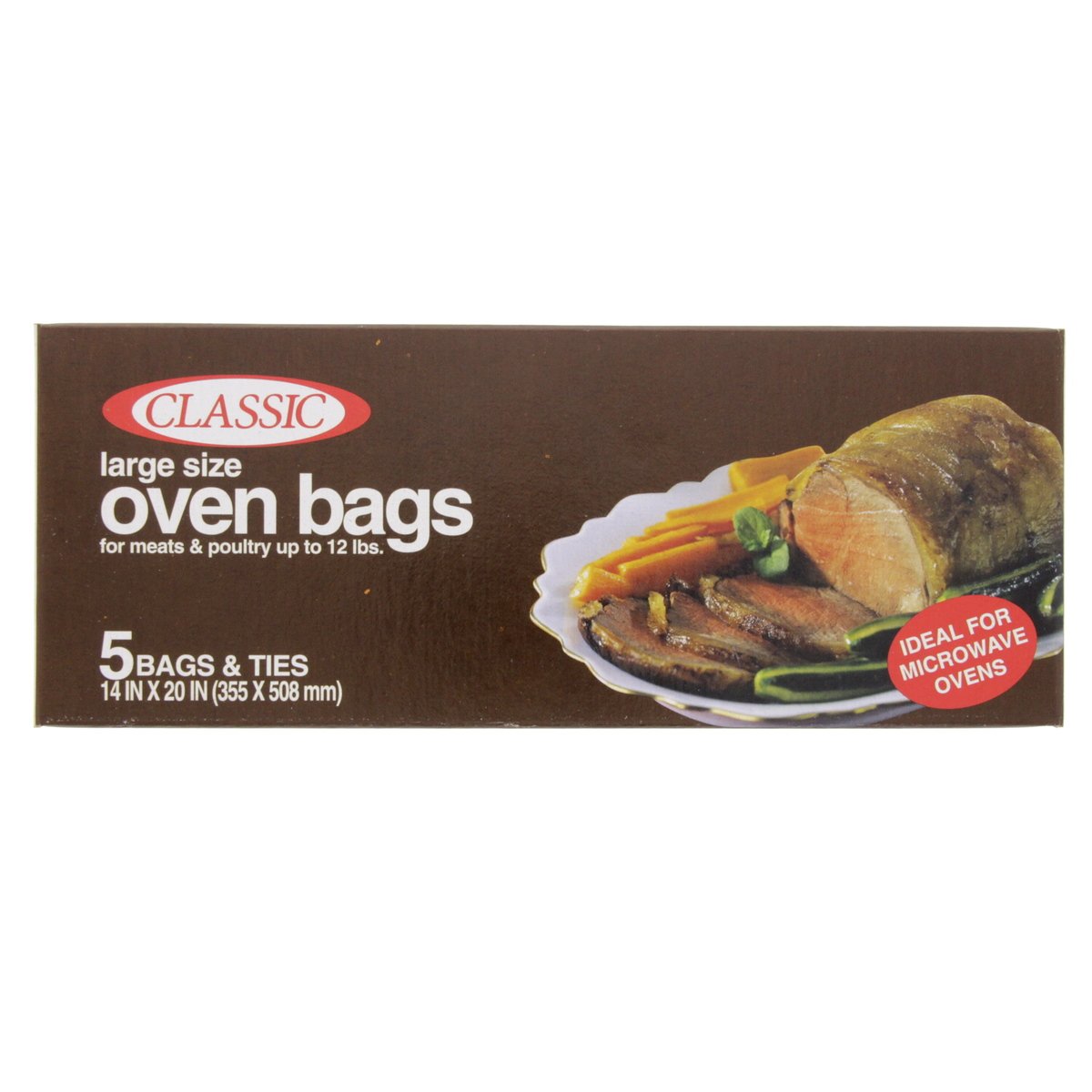 ECOOPTS Oven Bags Cooking Roasting Bags for Chicken Meat Ham