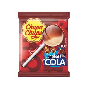 Buy Chupa Chups Cola Lollipop Candies 10 pcs Online at Best Price | Candy Bags | Lulu Kuwait in Kuwait