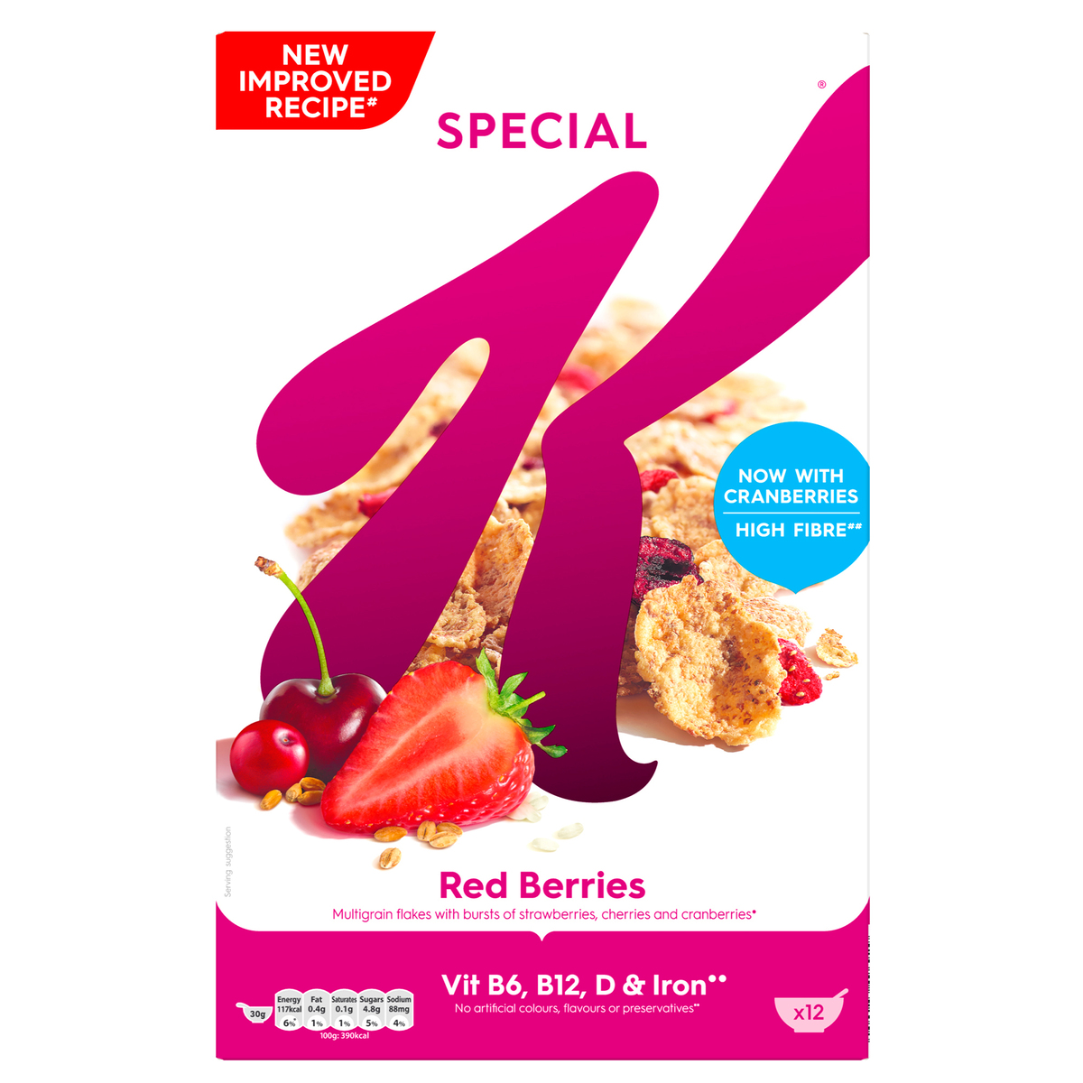 Kellogg's Special K Red Berries Cereal 375 g