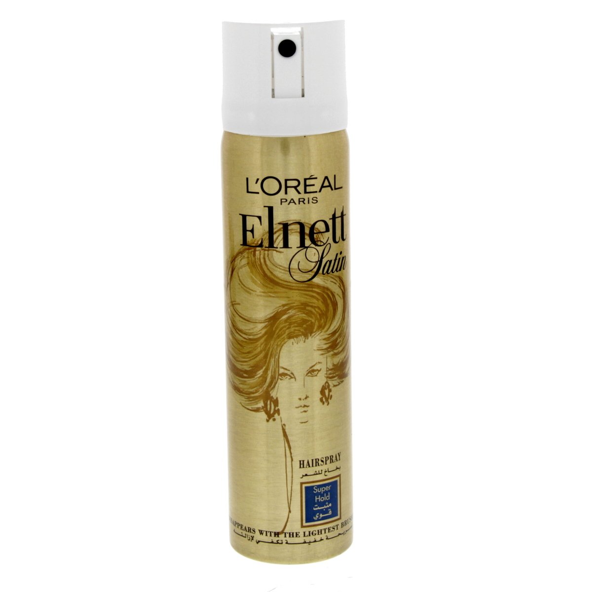 Buy LOreal Elnett Satin Hair Spray Super Hold 70 ml Online at Best Price | Hair Spray | Lulu Kuwait in Kuwait