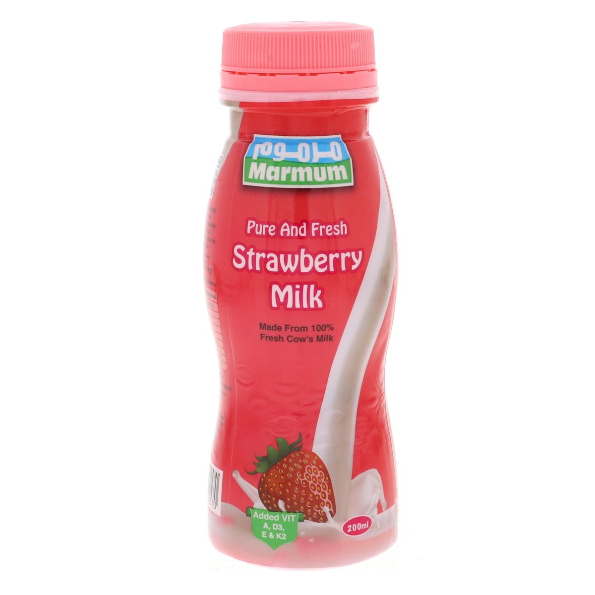 Marmum Pure And Fresh Strawberry Milk, 200 ml