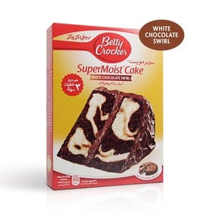 Betty Crocker SuperMoist Cake Mix White Chocolate Swirl 500 g