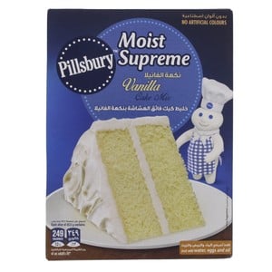 Buy Pillsbury Moist Supreme Cake Mix Golden Vanilla 485 g Online at Best Price | Cake & Dessert Mixes | Lulu KSA in Kuwait