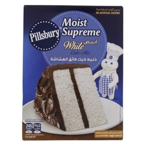 Buy Pillsbury Moist Supreme Cake Mix, White, 485 g Online at Best Price | Cake & Dessert Mixes | Lulu UAE in UAE