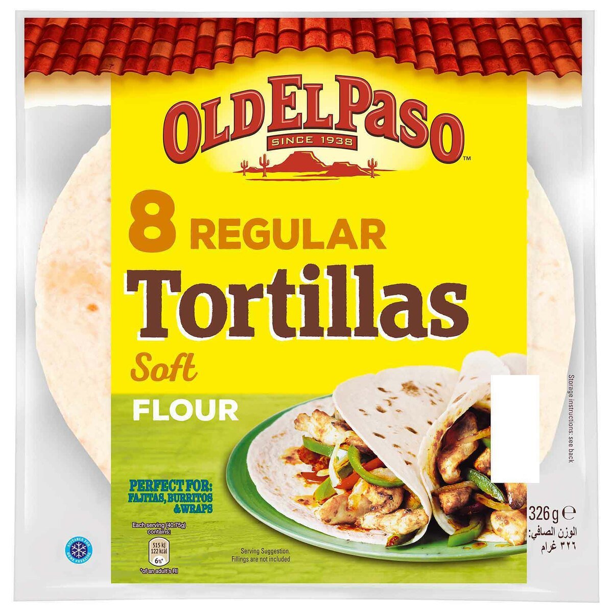 Old El Paso Flour Tortillas Soft 326g