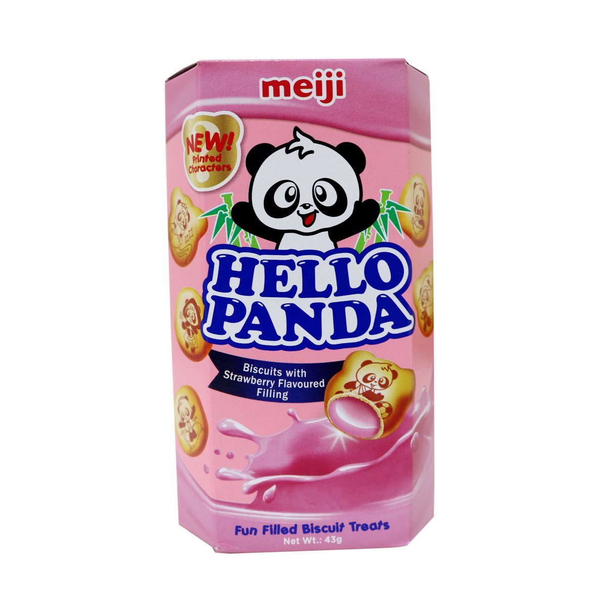Meiji Hello Panda Strawberry Biscuit 43g
