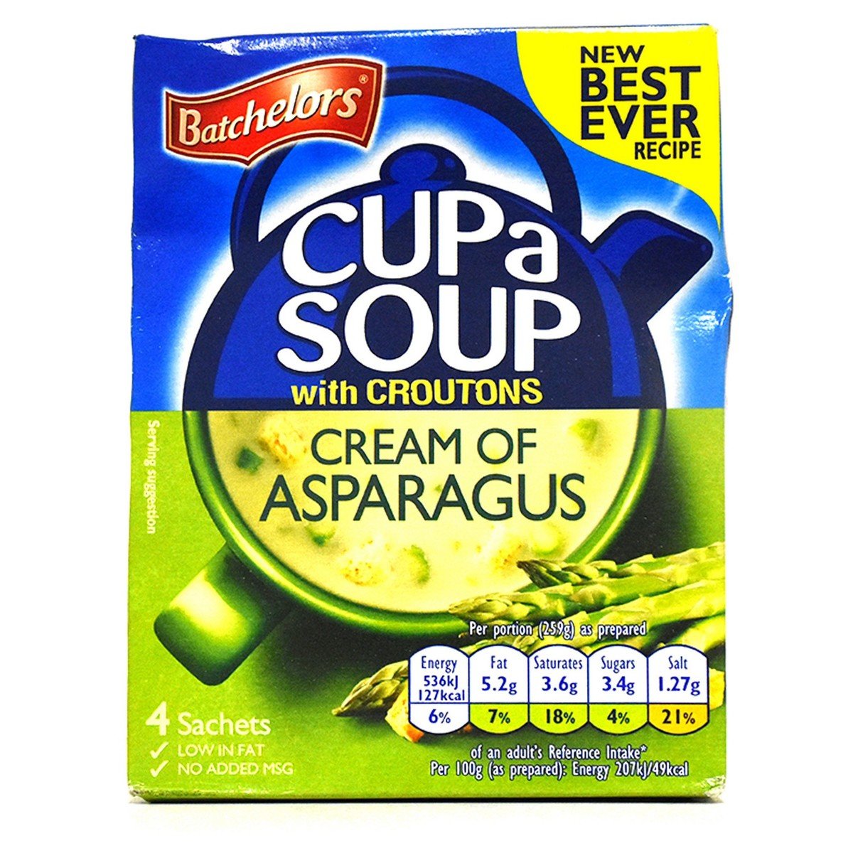 Batchelors Cup A Soup Cream of Asparagus with Croutons 117 g