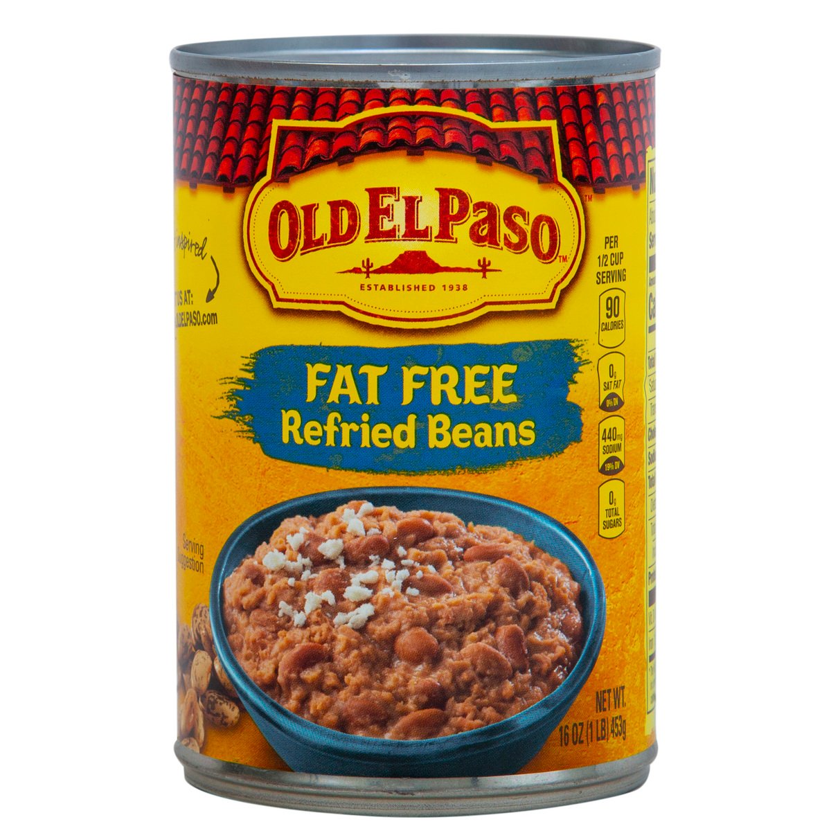 Old El Paso Refried Beans Fat Free 453g