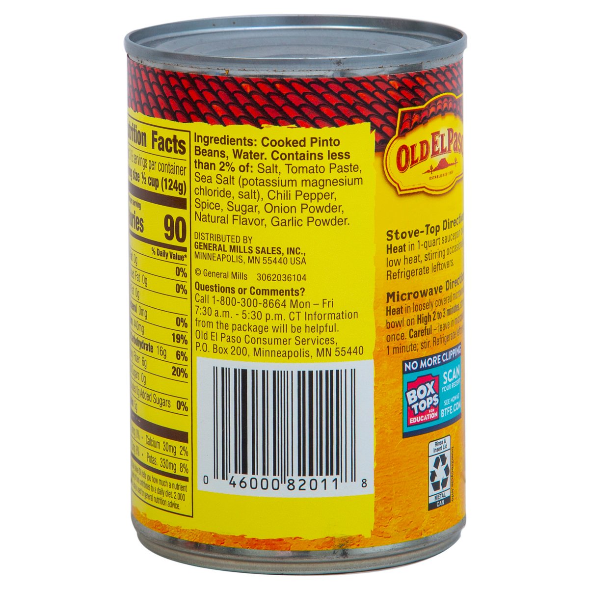 Old El Paso Refried Beans Fat Free 453 g