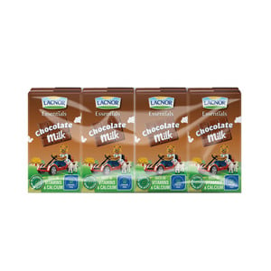 Buy Lacnor Junior Chocolate Flavoured Milk 125 ml Online at Best Price | UHT flavoured milk drink | Lulu UAE in UAE