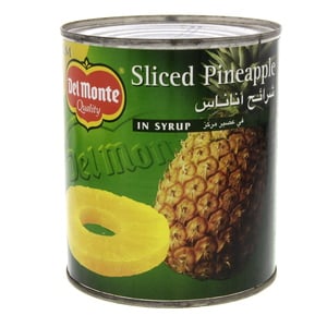 Del Monte Sliced Pineapple In Syrup 836 g