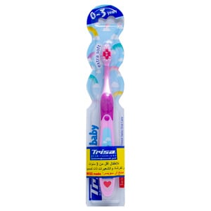 تريسا فرشاة أسنان للأطفال فائقة النعومة 0-3 سنوات - قطعة واحدة