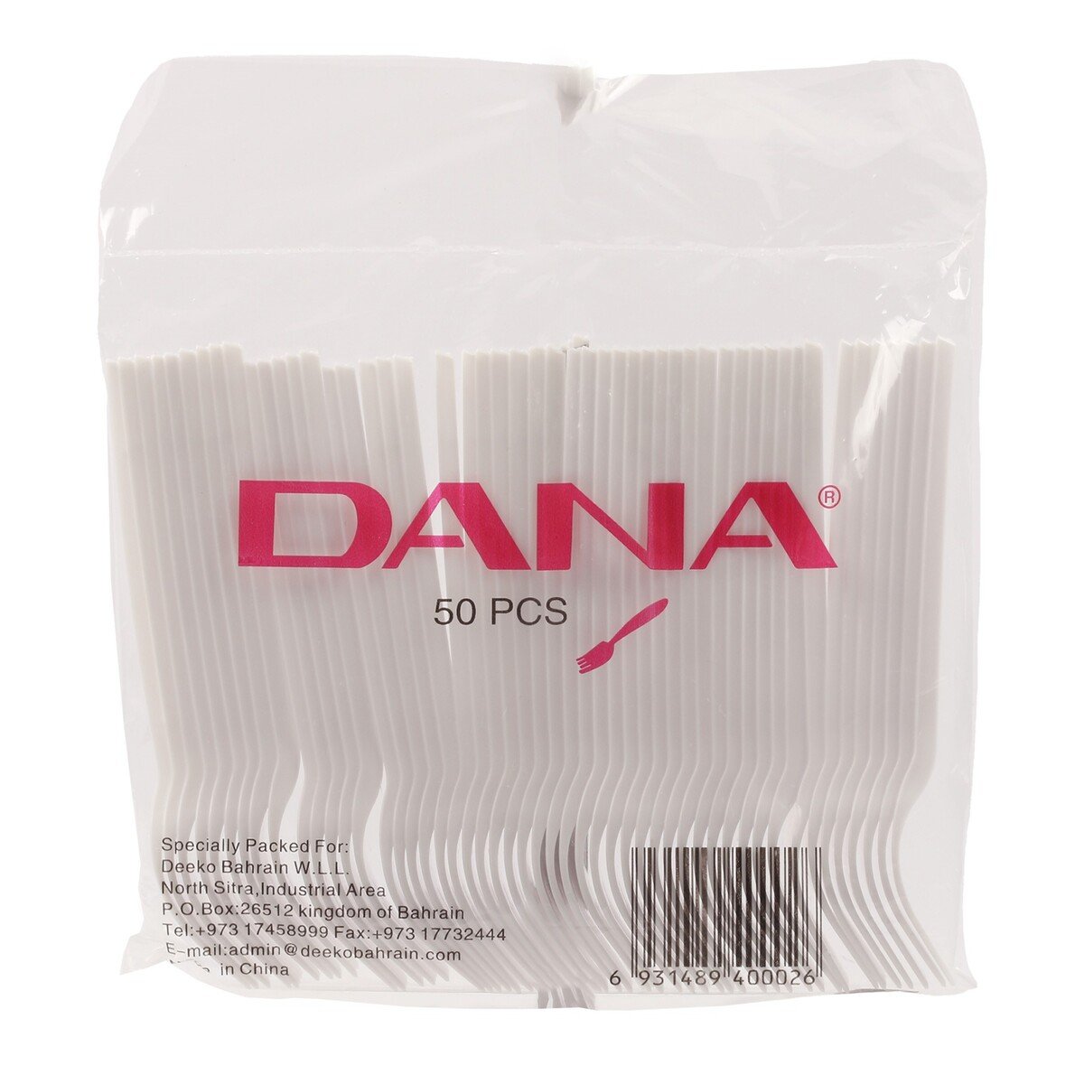 Dana Disposable Plastic Fork 50pcs