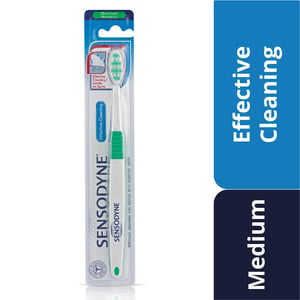 Sensodyne Toothbrush Effective Cleaning Medium, Assorted Colours 1 pc