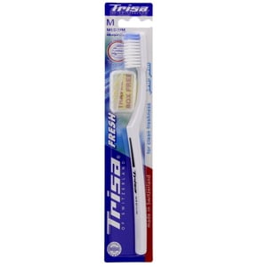 Trisa Toothbrush Medium Assorted Colours 1 pc