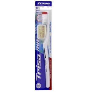 Trisa Toothbrush Hard Assorted Colours 1 pc