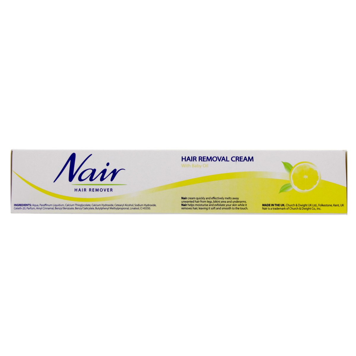 نير كريم لإزالة الشعر برائحة الليمون الحريرية والنعومة 110 جم